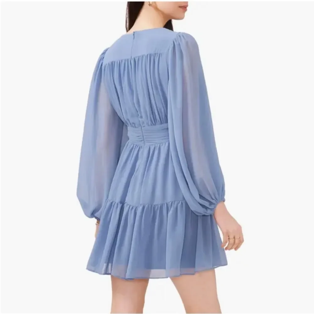 CHAUS Balloon Long Sleeve Tiered Dress ❤️NWT❤️IN STORES❤️ - Picture 2 of 2